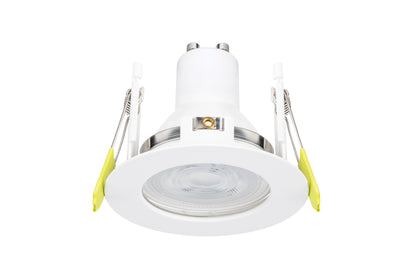 IP65 inbouwspotjes Mila - Dimbaar - Brandwerend -  Waterdicht - Mat Wit - Zaagmaat 60 t/m 65mm - Outledtl.nl 