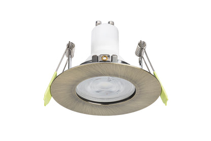 Dimbare IP65 LED inbouwspot - Saris- Messing - Brandwerend - IP65 - Outledtl.nl 
