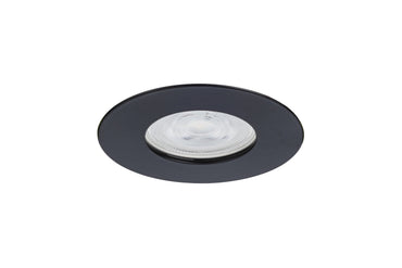 Dimbare IP65 LED inbouwspot - Bari - Mat Zwart - Brandwerend - Outledtl.nl 