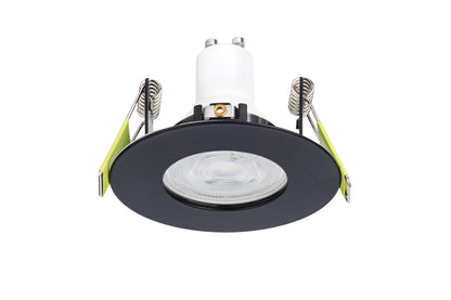 Dimbare IP65 LED inbouwspot - Bari - Mat Zwart - Brandwerend - Outledtl.nl 