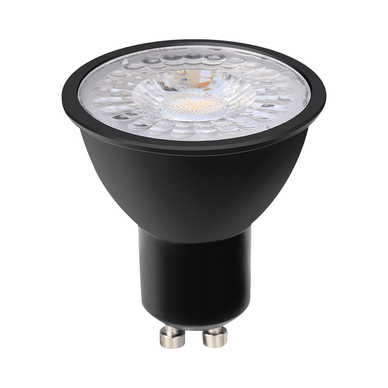 GU10 LED Spot Losa - 5 Watt - Dimbaar - 2700K - Warm Wit - Zwart - Outledtl.nl 