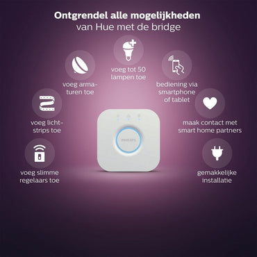 Philips Hue Bridge - HUE Accessoire - Wit - V2 - Outledtl.nl 