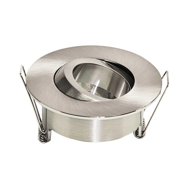 GU10 Armatuur | Hessle | Geborsteld Aluminium | IP65 Waterdicht | 360 graden kantelbaar