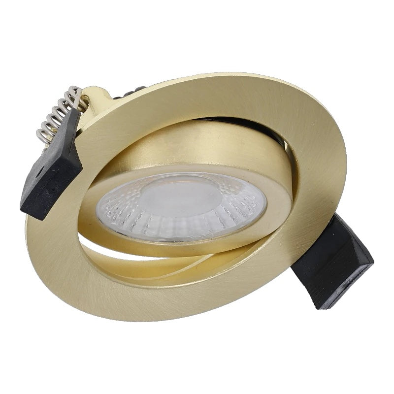 LED Inbouwspot | Dimbaar | IP65 | 5W/7W | CCT | Goud - Outledtl.nl 