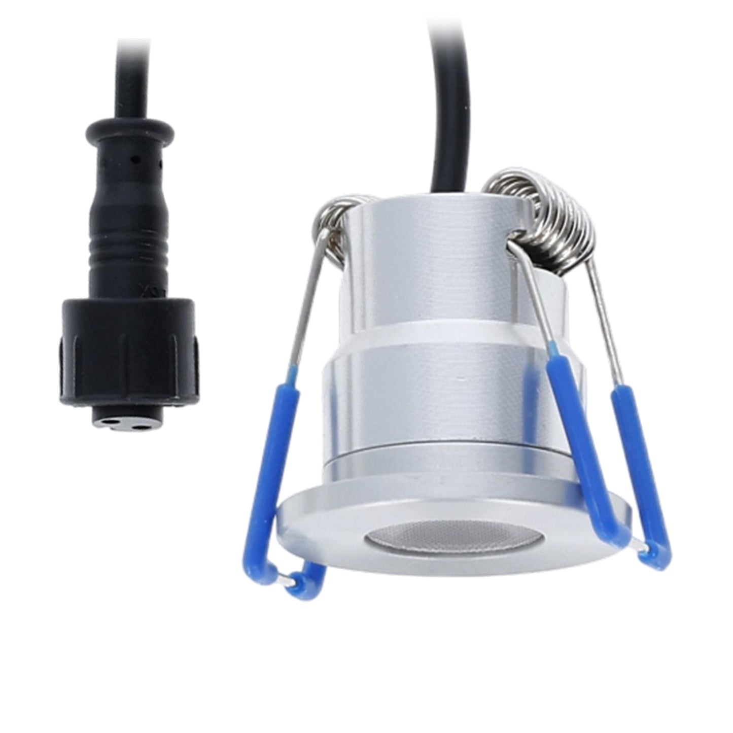 LED Veranda inbouwspot | Ø28mm | 3 W | Dimbaar - Zilver | Bundel 10 Stuks | 2700K - Warm wit - Outledtl.nl 