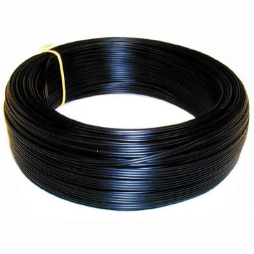 2 X 1MM2  -  Rond Installatie Draad  -  VMVL Zwart - Outledtl.nl 