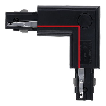 L-FORM-VERBINDER INSIDE - SCHWARZ