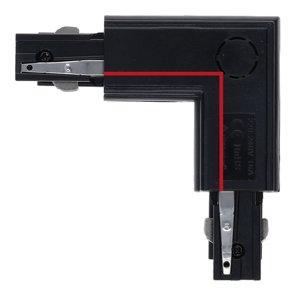 L-FORM-VERBINDER INSIDE - SCHWARZ