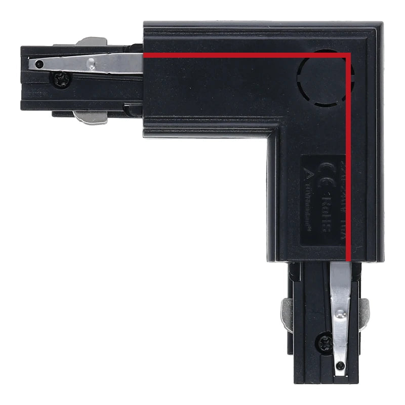 L-FORM-VERBINDER OUTSIDE - SCHWARZ