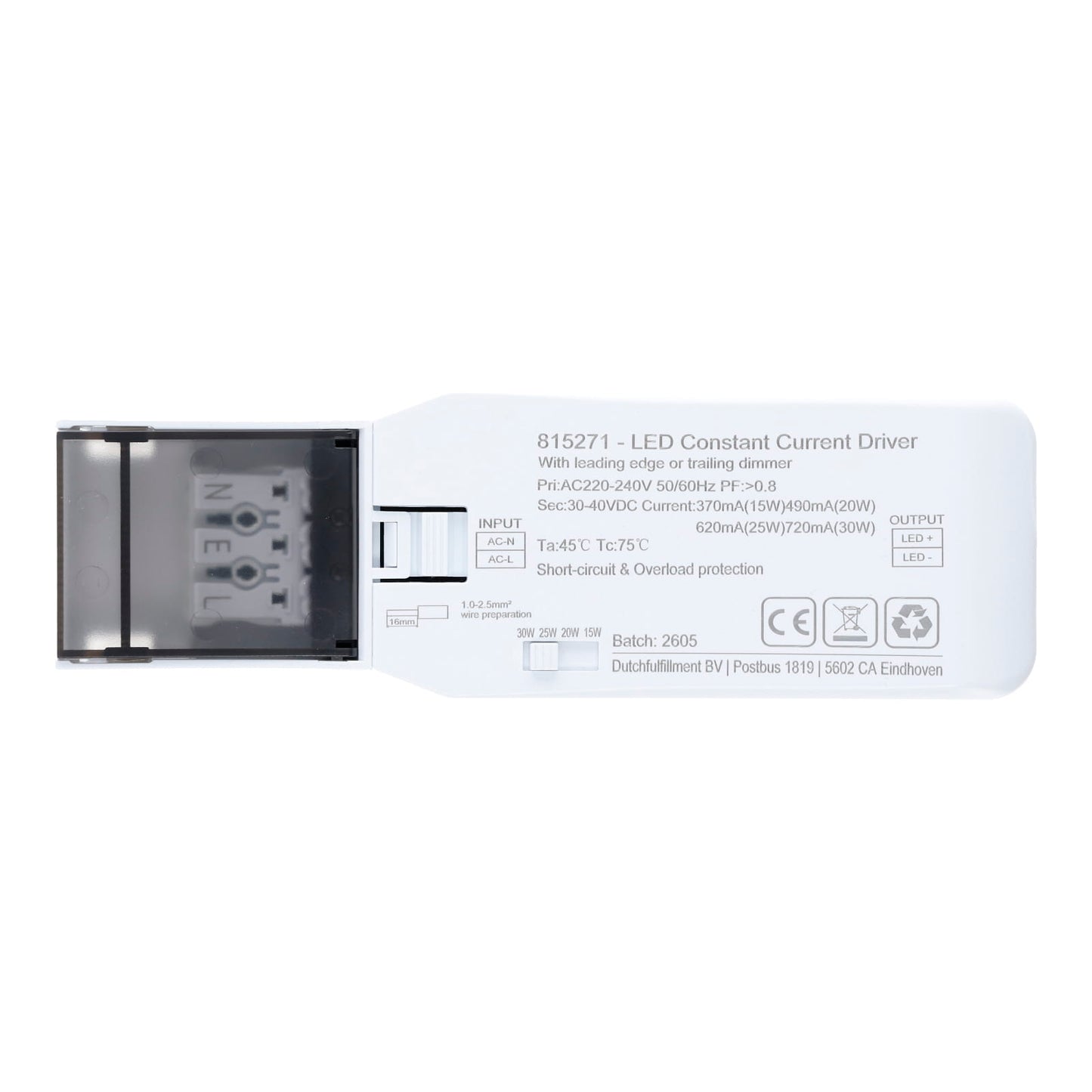 LED Downlight Espa 15W - 30W | Zaagmaat: 195-220MM | Dimbaar