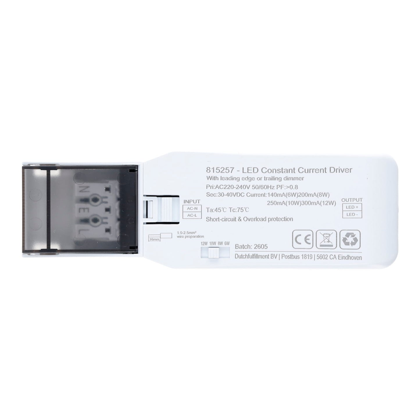 LED Downlight Espa 6W -12W | Zaagmaat: Ø120 - 140 mm | Dimbaar