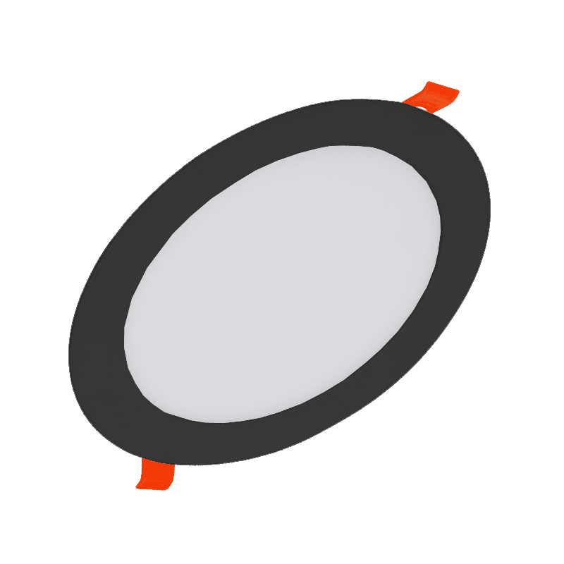 LED Downlight Zwart - SLIMLine - Zaagmaat Ø280 - 295 mm - 22 Watt - Outledtl.nl 