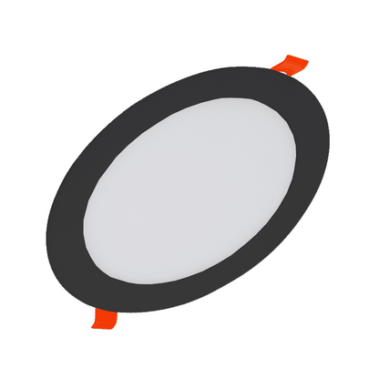 LED Downlight Zwart SLIMLine - Zaagmaat Ø205 - 220 mm - 18 Watt - Outledtl.nl 