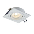 Platte led spot - Ceres - Vierkant - Dimbaar - Luxe Design - Mat wit - Outledtl.nl 