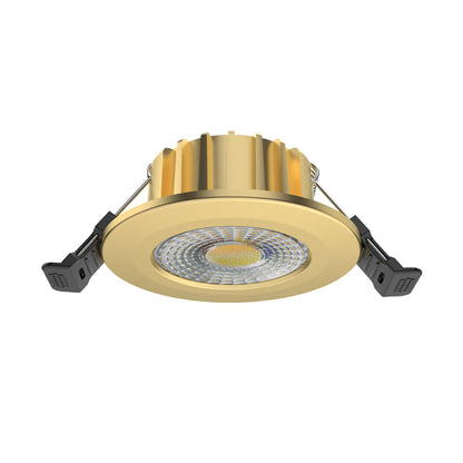 LED Inbouwspot Hugo | Dimbaar | IP65 | 6W | CCT Switch | Zaagmaat: Ø50-70 mm | Goud - Outledtl.nl 