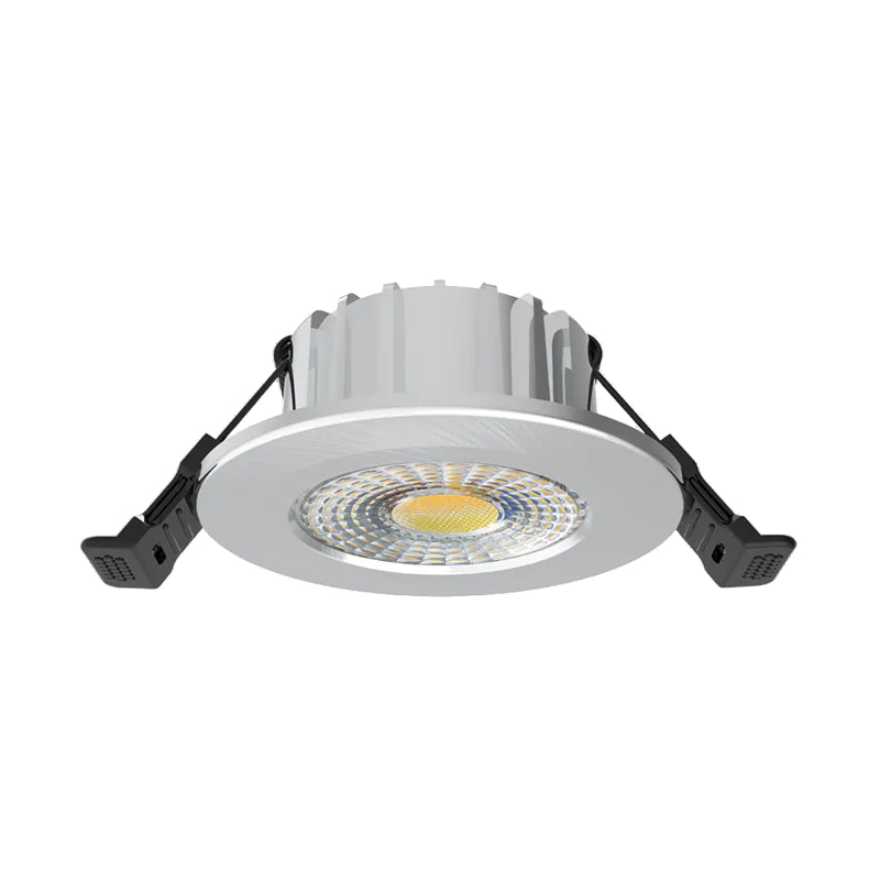 LED Inbouwspot Hugo | Dimbaar | IP65 | 6W | CCT Switch | Zaagmaat: Ø50-70 mm | Zilver - Outledtl.nl 