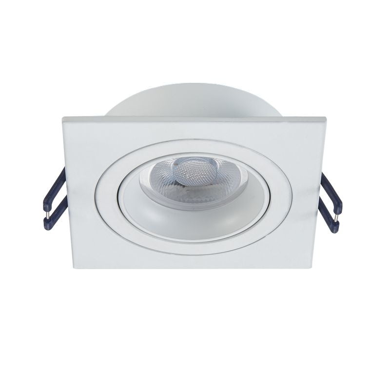 LED Spot - Pasiphae - Vierkant - Dimbaar - Philips - Mat wit - Outledtl.nl 