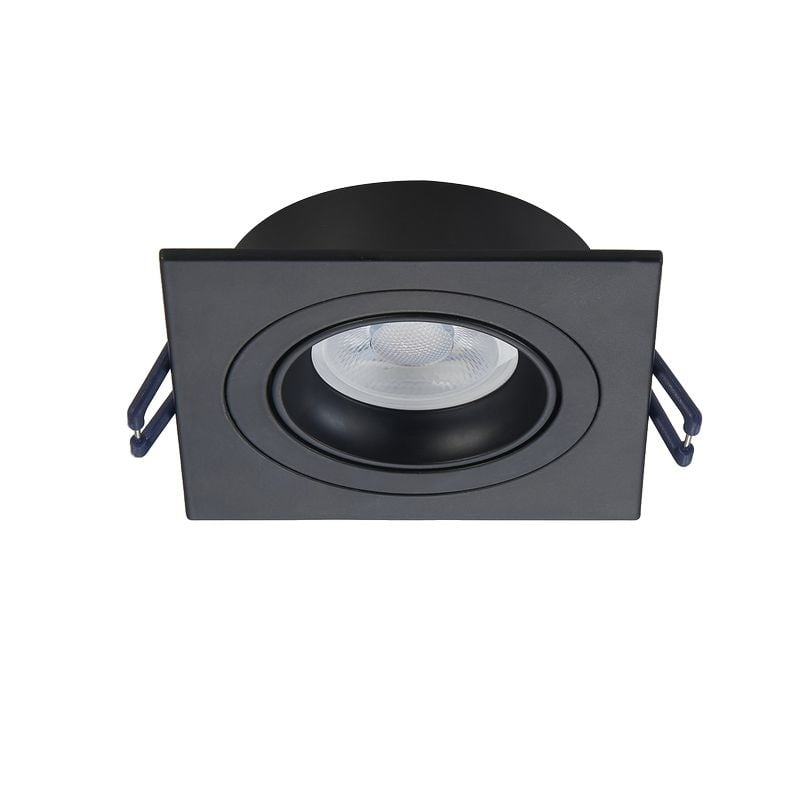 LED Spot Pasiphae - Vierkant - Dimbaar - Philips - Mat zwart - Outledtl.nl 