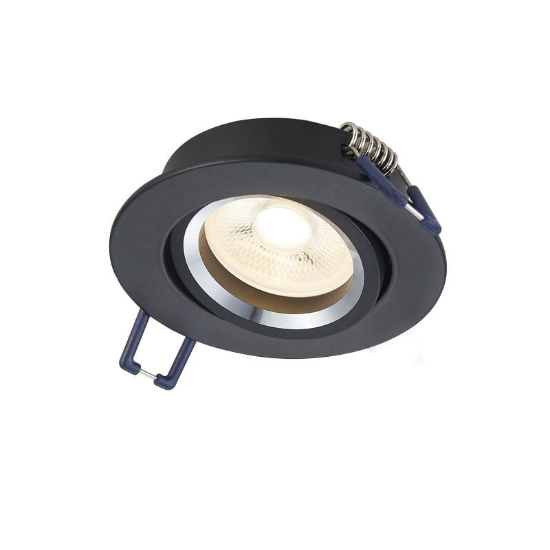 LED Spot - Sinope - Dimbaar - Philips - Mat  Zwart - Outledtl.nl 