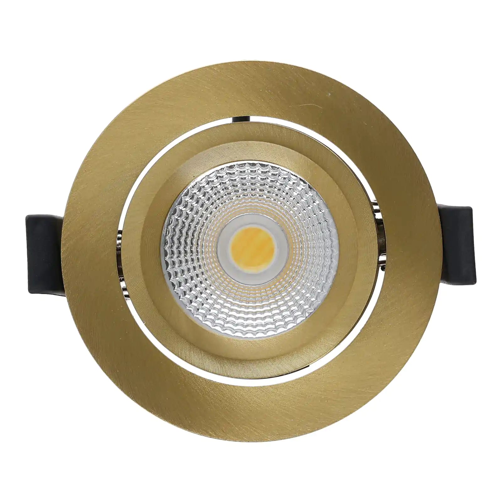 LED Inbouwspot Aristo | Dimbaar | IP65 | 4W of 6W | CCT Switch | Zaagmaat: Ø68-75 mm | Goud - Outledtl.nl 
