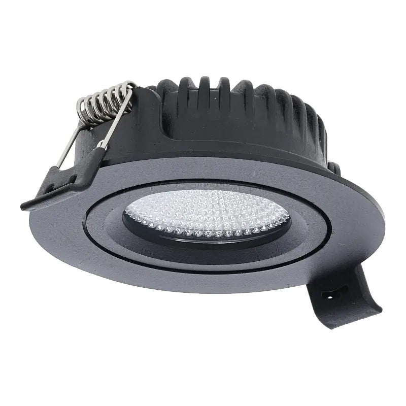 LED Inbouwspot Aristo | Dimbaar | IP65 | 4W en 6W | CCT Switch | Zaagmaat: Ø68-75 mm | Zwart - Outledtl.nl 