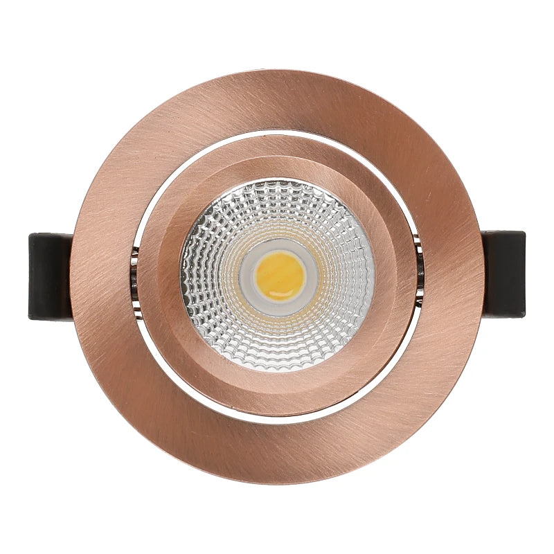 LED Inbouwspot Aristo | Dimbaar | IP65 | 4W of 6W | CCT Switch | Zaagmaat: Ø68-75 mm | Koper - Outledtl.nl 