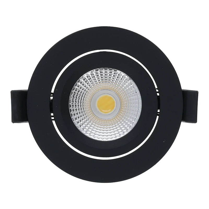 LED Inbouwspot Aristo | Dimbaar | IP65 | 4W en 6W | CCT Switch | Zaagmaat: Ø68-75 mm | Zwart - Outledtl.nl 