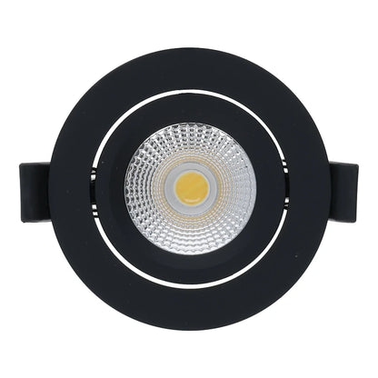 LED Inbouwspot Aristo | Dimbaar | IP65 | 4W en 6W | CCT Switch | Zaagmaat: Ø68-75 mm | Zwart - Outledtl.nl 