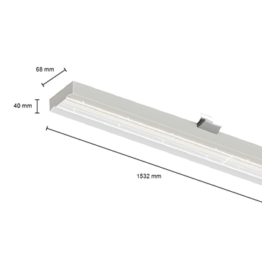 Lichtlijn  Module | Jupiter | Wattage Switch | 33W/42W/58W/66W | 90° - Outledtl.nl 