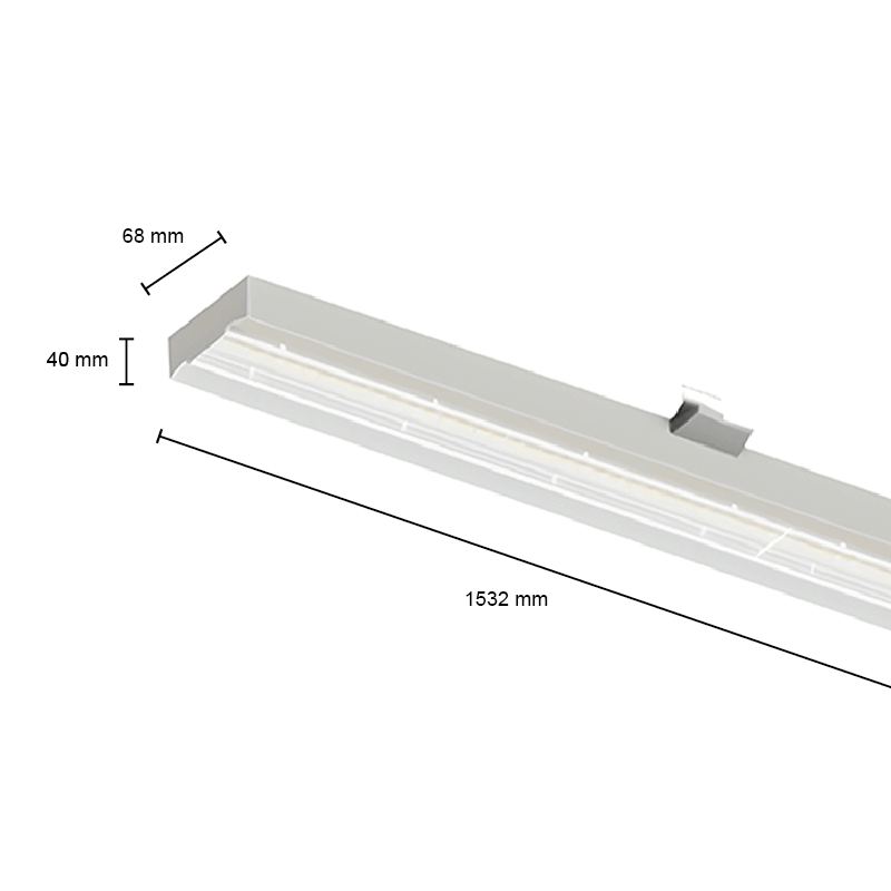 Lichtlijn  Module | Jupiter | Wattage Switch | 33W/42W/58W/66W | 60° - Outledtl.nl 