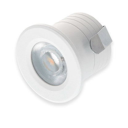 Mini Inbouwspotje Jersey - 230V - Wit | Zwart | Zilver - Zonder trafo