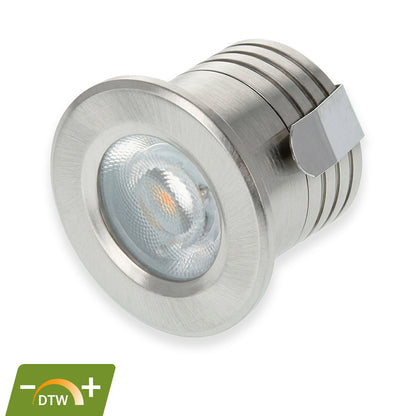 Mini Inbouwspot Jesey - 230V - Dim2Warm - Wit | Zwart | Zilver