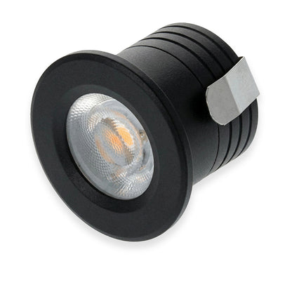 Mini Inbouwspotje Jersey - 230V - Wit | Zwart | Zilver - Zonder trafo