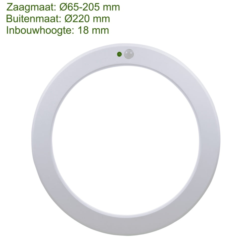 LED in - en opbouw Downlight met bewegingssensor en Schemerschakelaar - Outledtl.nl 