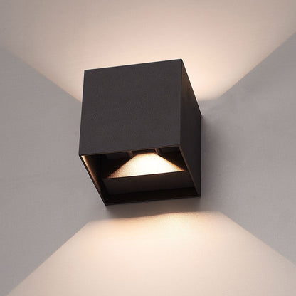 LED wandlampen Idaho - 6 Watt - IP54 - Zwart - Dimbaar - PVC - Outledtl.nl 