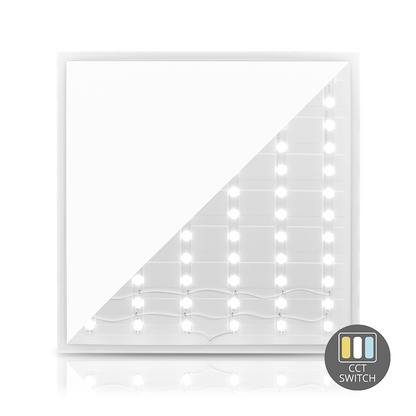 Leda LED paneel 30x30 cm 15 W met CCT-switch, vooraanzicht