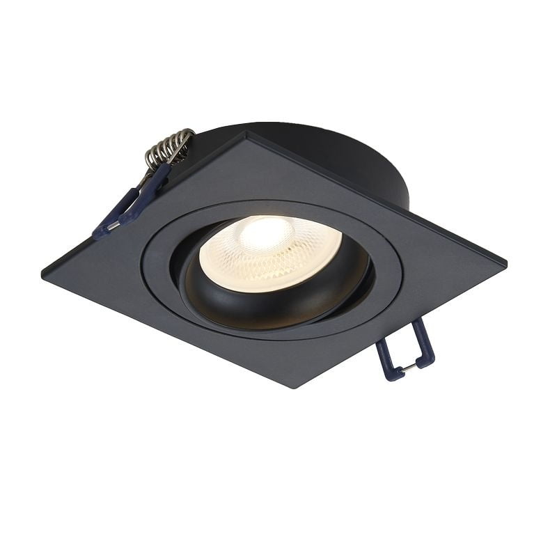 LED Spot Pasiphae - Vierkant - Dimbaar - Philips - Mat zwart - Outledtl.nl 