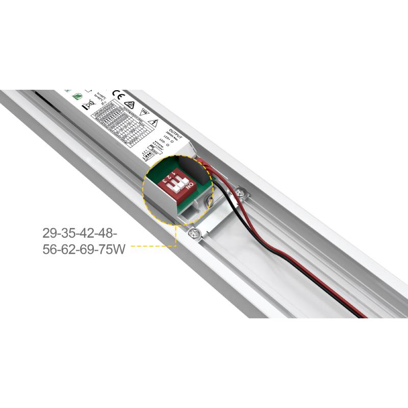 Lichtlijn  Module | Jupiter | 29-75W | 30° | CCT-Switch - Outledtl.nl 