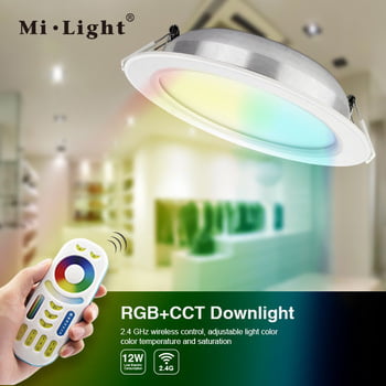 Slimme inbouwspot Stanley - 6  watt - RGB+CCT - Dimbare kleuren - Outledtl.nl 