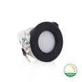 Mini Inbouwspot - 230V - 1,5W - Dim2Warm - Mat Zwart - Zonder trafo
