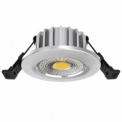 LED Inbouwspot Hugo | Dimbaar | IP65 | 6W | CCT Switch | Zaagmaat: Ø50-70 mm | Zilver
