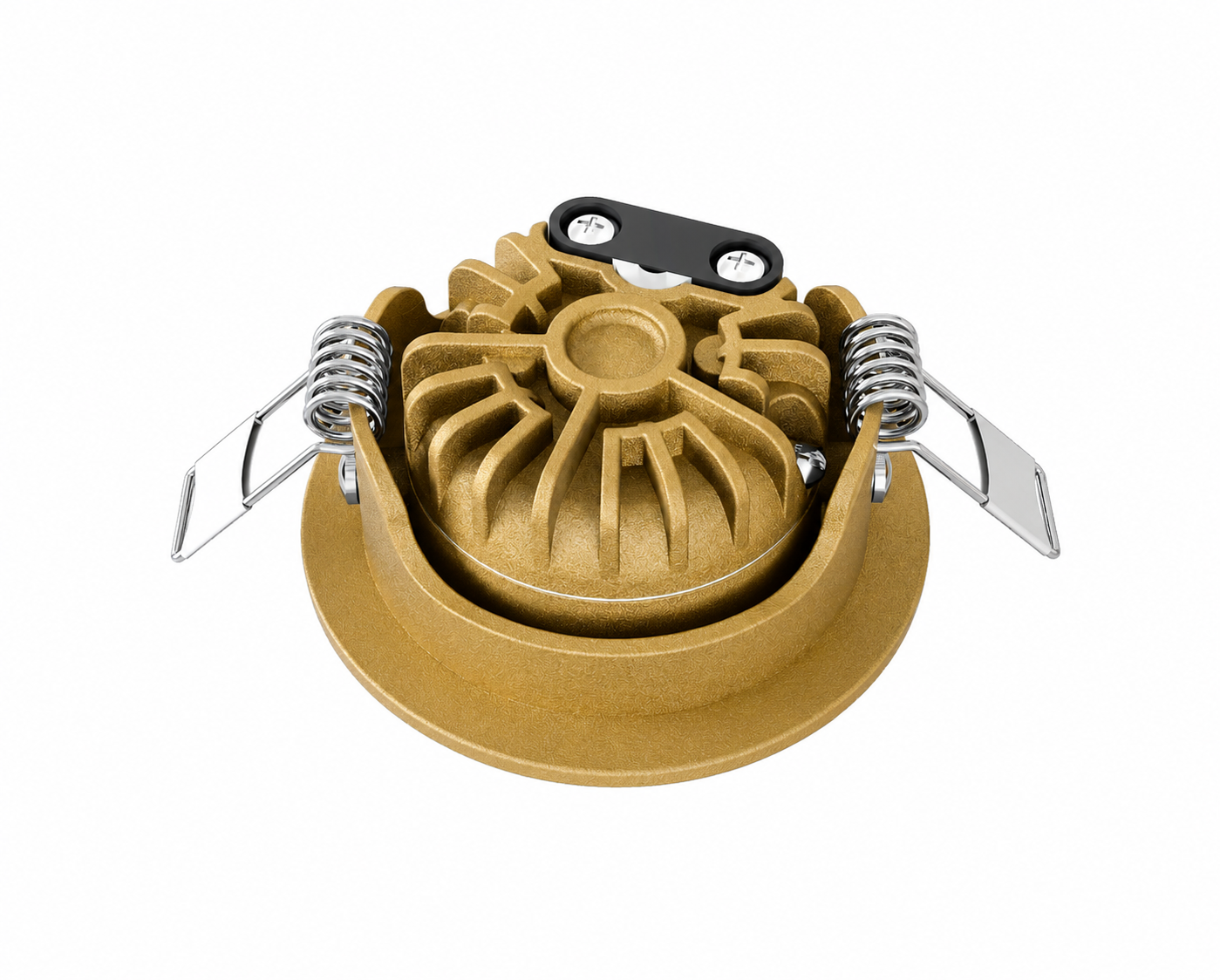 LED Einbaustrahler Pollux | 5 Watt | Dimmbar | CCT-Switch | Gold | IP65 | Schwenkbar
