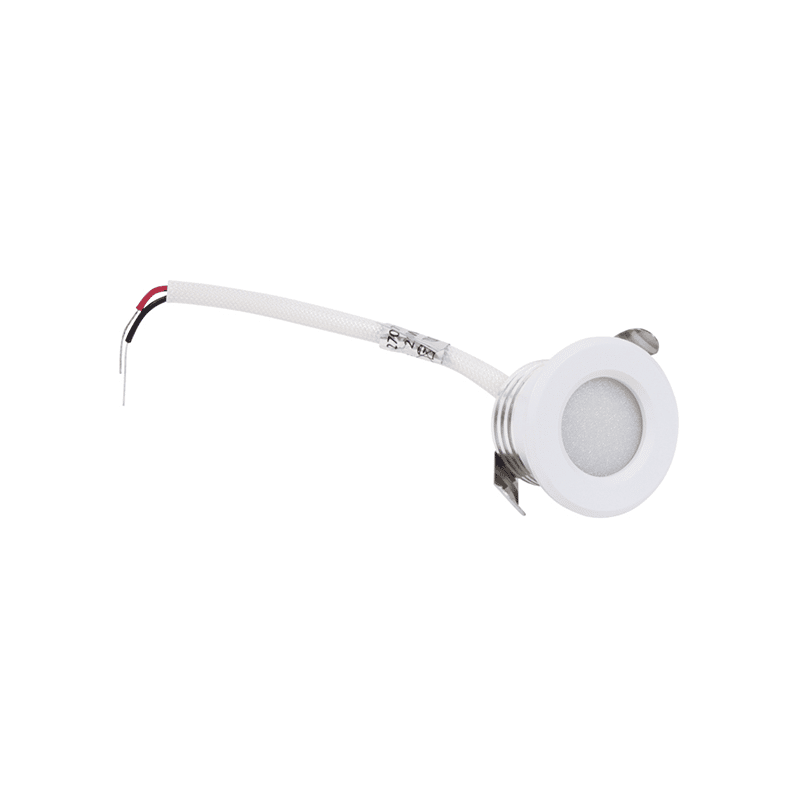Mini Inbouwspots - 230V - 1,5W - Dimbaar - Mat Wit  - Zonder trafo - Outledtl.nl 