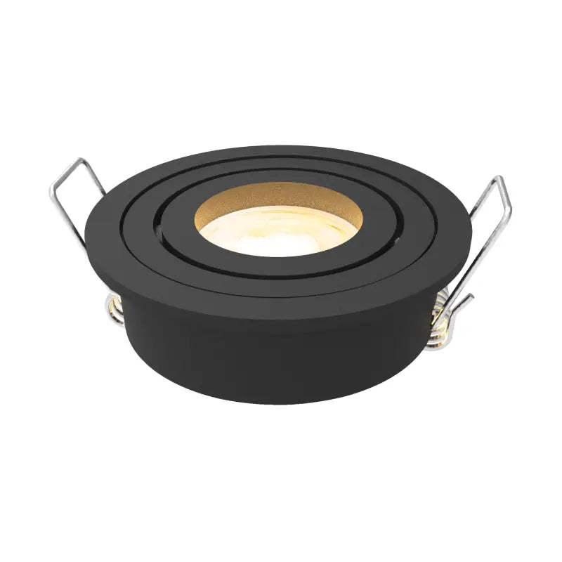 Mini LED Spot GU10 – Zaagmaat 58 mm | Zwart | Delos - Outledtl.nl 