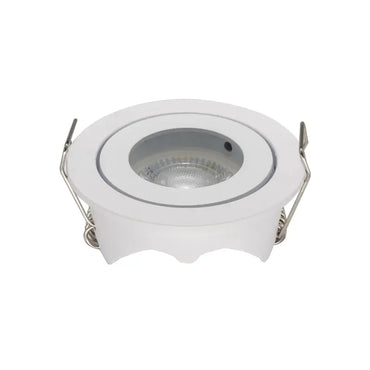 Mini armatuur Paros Wit + GU10 Mini LED Spot | Zaagmaat 48 mm - Outledtl.nl 