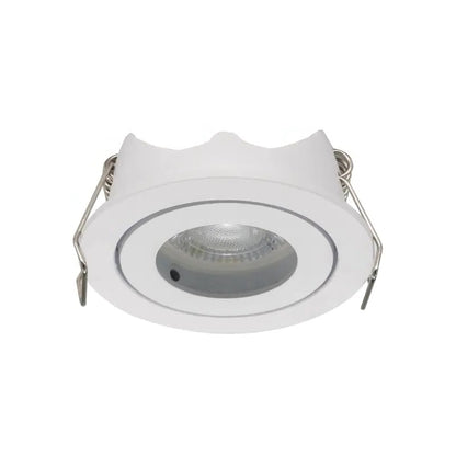 Mini armatuur Paros Wit + GU10 Mini LED Spot | Zaagmaat 48 mm - Outledtl.nl 