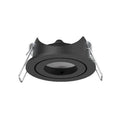 Mini armatuur Paros Zwart + GU10 Mini LED Spot | Zaagmaat 48 mm - Outledtl.nl 