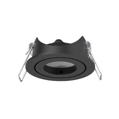 Mini armatuur Paros Zwart + GU10 Mini LED Spot | Zaagmaat 48 mm - Outledtl.nl 