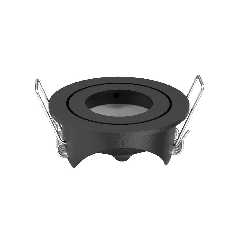 Mini armatuur Paros Zwart + GU10 Mini LED Spot | Zaagmaat 48 mm - Outledtl.nl 