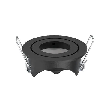Mini armatuur Paros Zwart + GU10 Mini LED Spot | Zaagmaat 48 mm - Outledtl.nl 